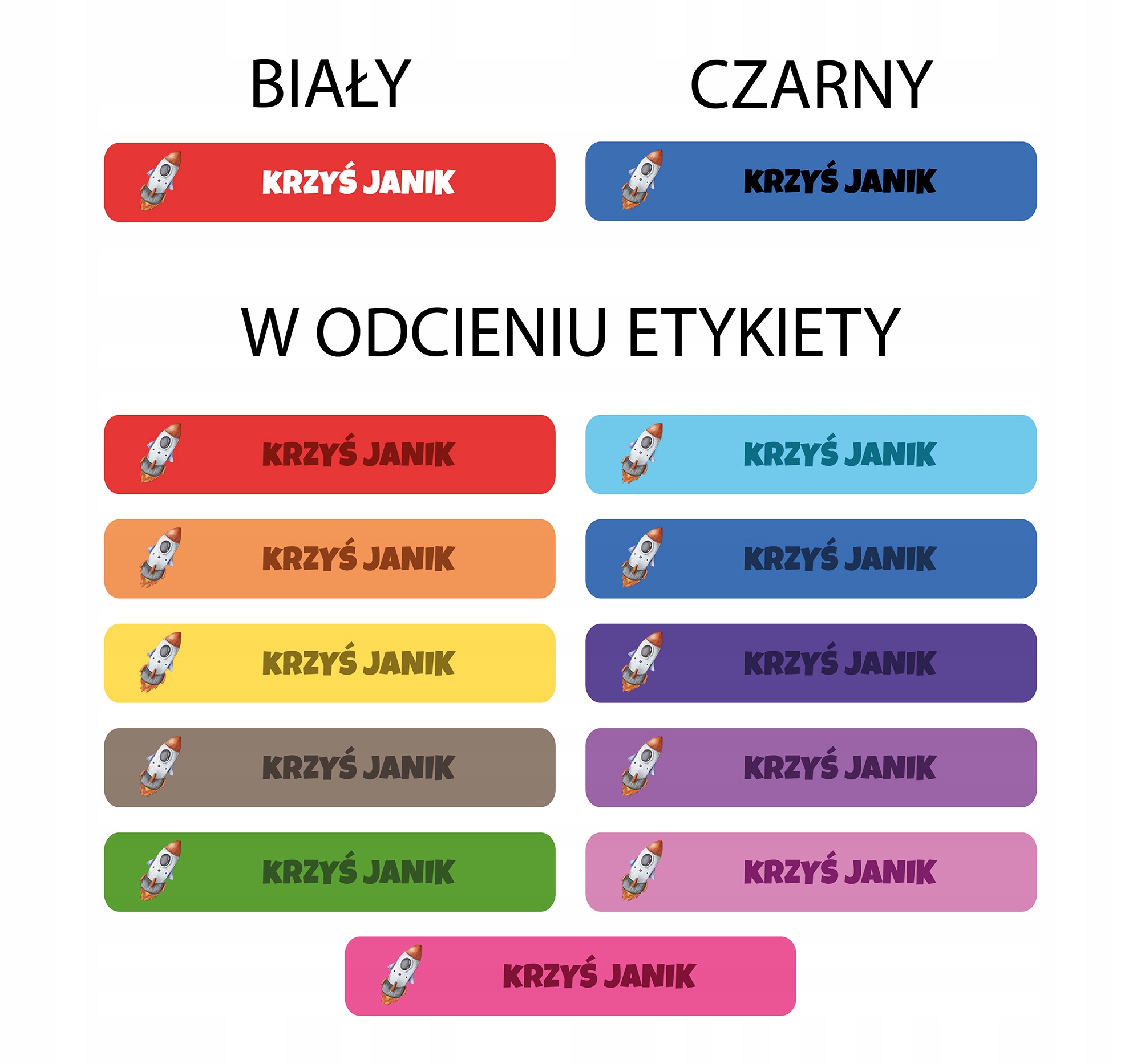 Name stickers – photo 12
