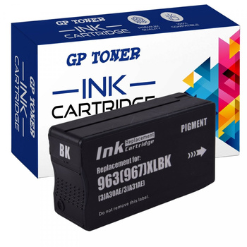 Ink cartridge for HP 963 XL OfficeJet Pro 9010 9013 9014 9015 9016 9019 9020 9022 9023 9025 - GP-H963XL BK