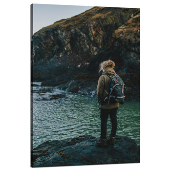 Canvas Print Mountains Climbing Nature Cliffs Nature 80x120