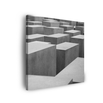 Canvas Print Abstract Concrete Cubes 90x90
