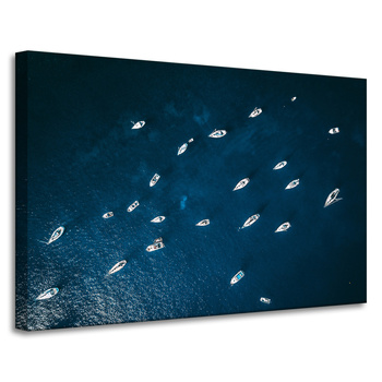 Canvas Print Nature Ships Boats Sea Ocean 90x60