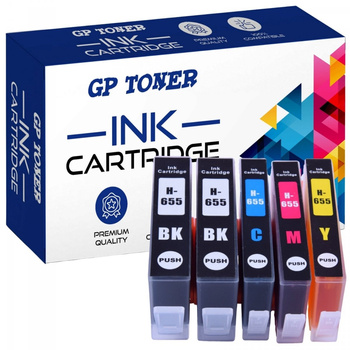 5x Compatible Ink Cartridge HP 655 XL 3525, 4615, 4625, 5525, 6525 - GP-H655XL CMYKK