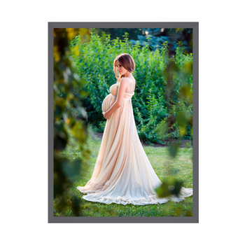 Your photo as a poster + grey frame 50x70 cm