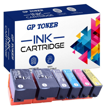 6x Ink cartridges for Epson 202XL Expression Premium XP-6000 XP-6005 XP-6100 - GP-E202CMYKK - Kit