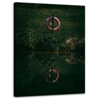 Canvas Print Nature Lifebuoy 30x40 cm