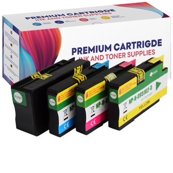 Set of 4x Replacement Ink for HP OfficeJet Pro 8100 8600 276dw H950XL GP-H950XL GG CMYK Printers