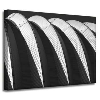 Canvas Print Abstraction Abstraction building 40x30 cm