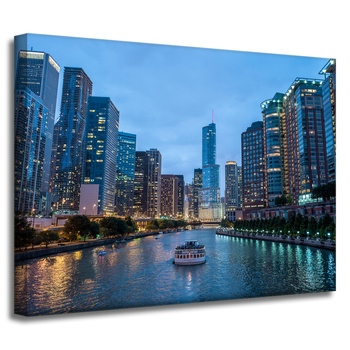 Canvas Print Chicago Architecture 40X30 cm