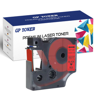 Dymo D1 45017 Red/black adhesive tape 12 mm 7 m GP-DY45017