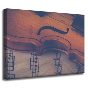Canvas Print Music Violin 40x30 cm