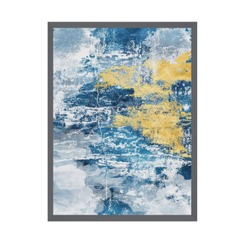 Poster Abstract_7 24X30 cm + gray stone frame