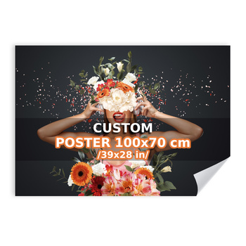 Your photo on the poster creator 100x70 cm