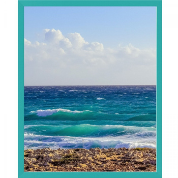 Photo frame 30x40 cm color turquoise sea - photo frame