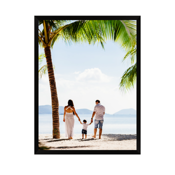 Your photo as a poster + black frame 40x50 cm