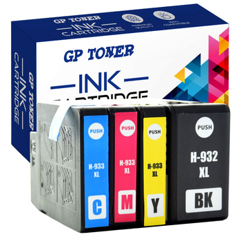 Compatible 4x Ink Cartridge HP 932XL 933XL Officejet 6100 6600 6700 7510 7610 Kit