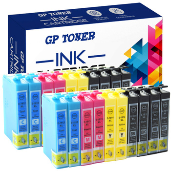 Set of 20x Replacement ink for Epson Expression Home XP 102 202 402 E1816XL CMYKK x4