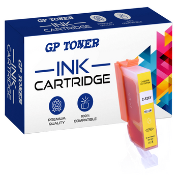 Replacement ink for CANON Pixma iP4850 MG5250 6250 8120 GP-C526XL Y GP