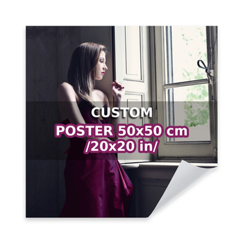 Your photo on the 50x50 cm designer poster