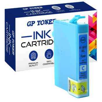 Compatible ink cartridge Epson T1812 XP102, XP202, XP205, XP30, XP305, XP405 - GP-E1812 cyan