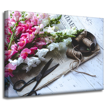 Canvas Print Botany Snapdragons_2 40x30 cm