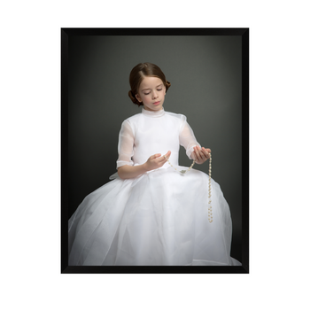 Your photo as a poster + black frame 24x30 cm