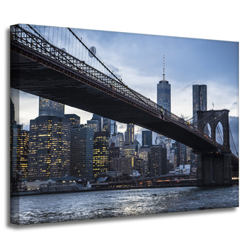 Canvas Print Manhattan Architecture 40X30 cm