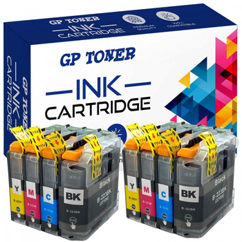 8x Compatible Ink Cartridge Brother LC223 Brother DCP-J4120dw MFC-J4420dw J4620dw J5620dw - GP-B223CMYKX2 XL KIT
