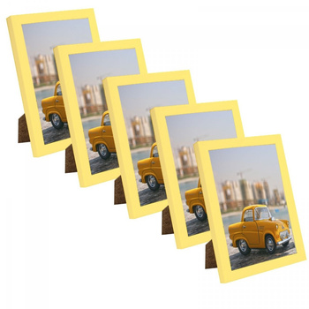 SET Yellow photo frame 18x24 - 5 pcs