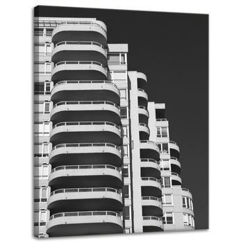 Canvas Print Architecture Building Balconies_2 30x40 cm