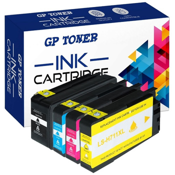 4x Ink Cartridge for HP 711XL DesignJet T120 T150 T520 Kit