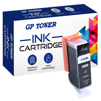 Ink cartridge for Canon C520XL BK GP Pixma IP3600 4600 MX860 MP540 980