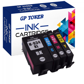 4x Replacement Ink Cartridge for HP 934XL 935XL OfficeJet Pro 6230 6820 6830 - GP-H935XL CMYK KIT