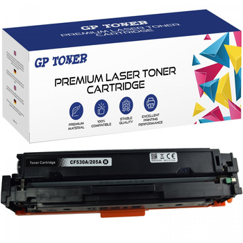 Replacement toner cartridge for HP CF530A/205A HP Color LaserJet Pro M154nw MFP M180fndw MFP M180n MFP M181fw GP-HCF530A BK