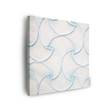 Canvas Print Abstract Embroidery Structure 90x90