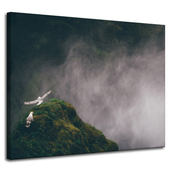 Canvas Print Nature Bird's eye view_2 100x80 cm
