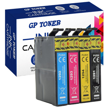 Set of 4x replacement ink for Epson Stylus Office T1295 GP-E1295CMYK