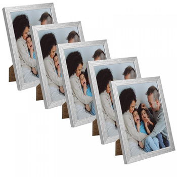 SET Silver picture frame 15x21 - 5 pcs