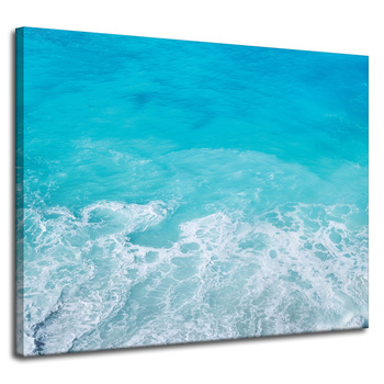 Canvas Print Sea Foam Waves Water 100x80 cm
