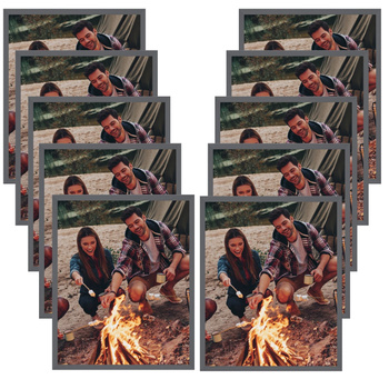 10x Gray Frame 24x30, I L13,15,064, stone gray plexiglass