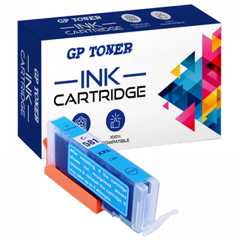 Compatible Ink Cartridge Canon Pixma TS6150 TS6151 TR7550 TR8550 CLI-581XL Cyan - GP-C581XL C