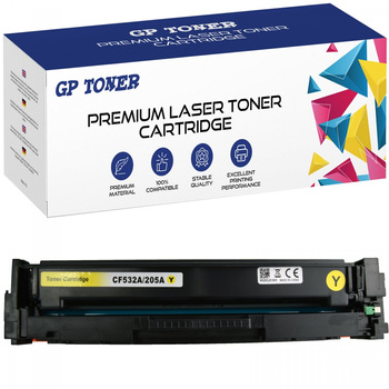Replacement toner cartridge for HP CF532A/205A HP Color LaserJet Pro M154nw MFP M180fndw MFP M180n MFP M181fw GP-HCF532A Y