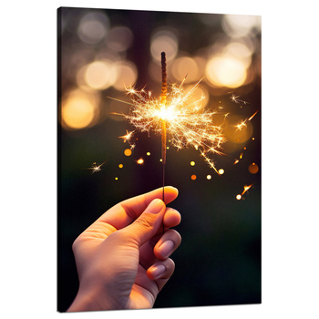 Canvas print Youth Cold Sparklers 80x120