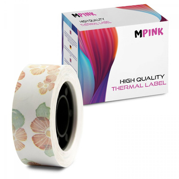 Thermal tape label paper MP-RL-15*4M-SF Summer Flowers