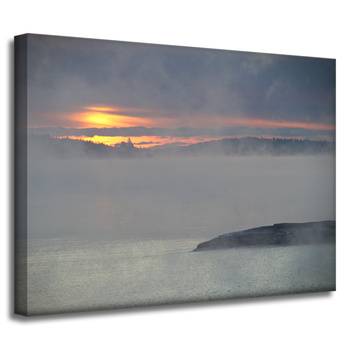 Canvas Print Nature Setting Sun 40x30 cm