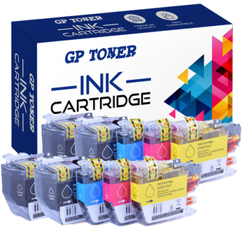 Set of 10x Replacement ink for Brother GP-B3619XL CMYKK x2 GP