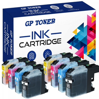 8x Compatible Ink Cartridge Brother LC123 DCP-J132w J152w J552dw MFC-J4410dw 4510dw - GP-B123CMYKx2 XL KIT