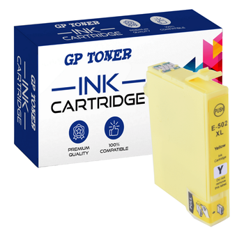 Ink cartridges for EPSON 502XL XP-5100 WF-2800 WF-2860 - GP-E502XL Y Yellow