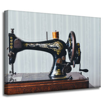 Canvas Print Vintage Sewing Machine 40x30 cm