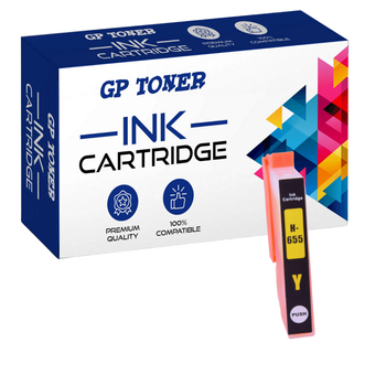 Compatible Ink Cartridge HP 655 XL 3525, 4615, 4625, 5525, 6525 - GP-H655XLY Yellow
