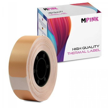 Thermal label paper tape MP-RL-15*30*230PT-VO Vibrant Orange